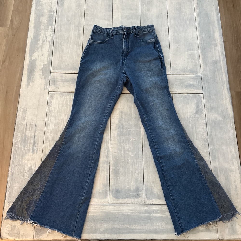 Altar'd State Blue Flare Jeans
